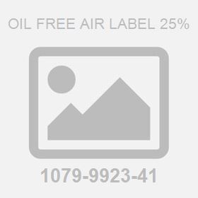 Oil Free Air Label 25%
